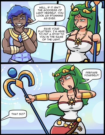 [Daisy-Pink71] Palutena's punishment (Kid Icarus) cover