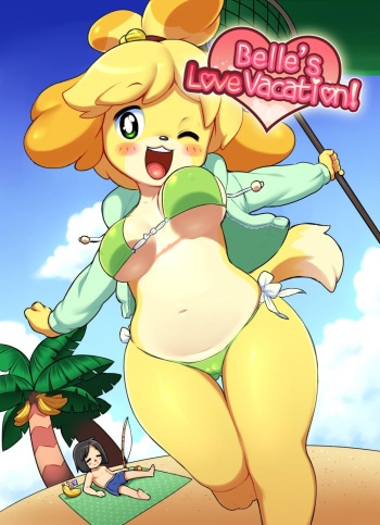 [Shortcake Jam (NeoPop, Rinfu, Pitaya)] Belle's Love Vacation! (Animal Crossing) [English] [Colorized] cover