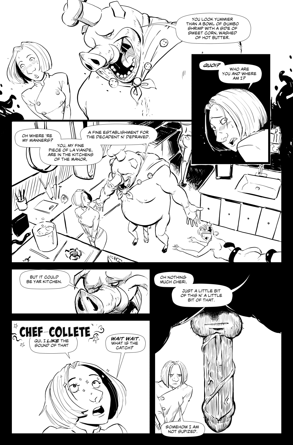 Tales from the Manor: Collete's story page 4 full