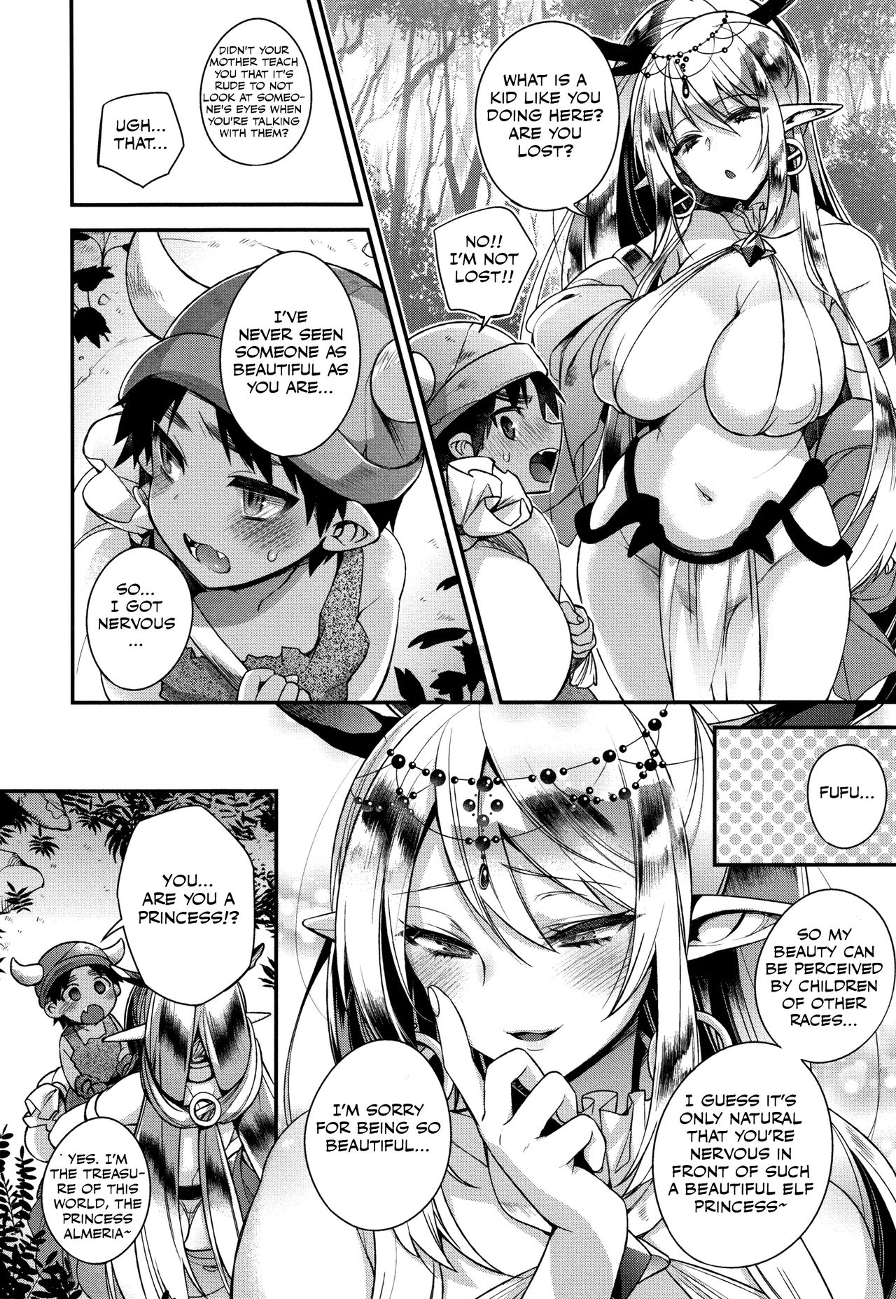 Shotaku-kun wa Elf no Hime-sama o Jouzu ni Haramaserareru kana? page 8 full
