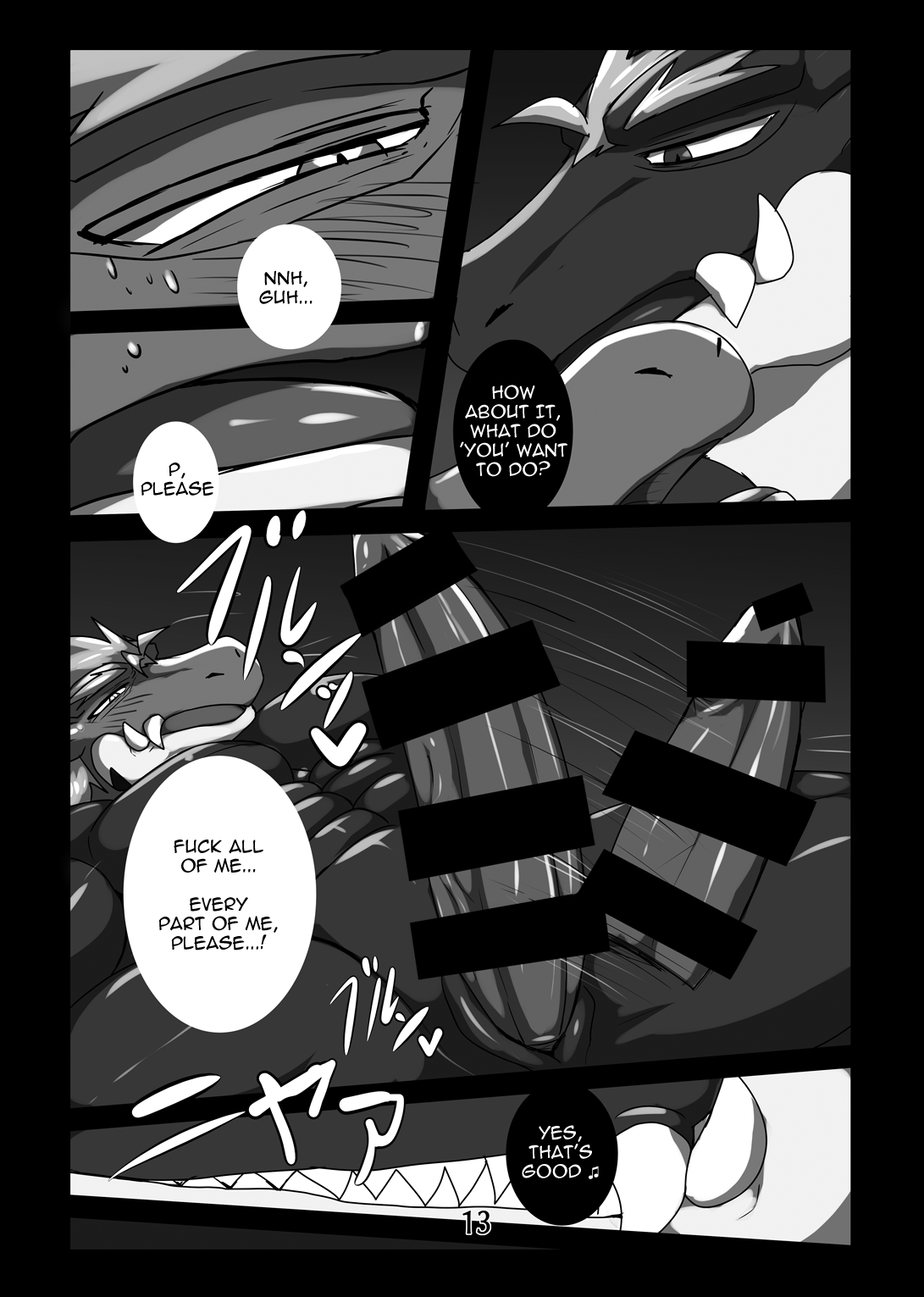 Crimson Dragon Porn - Crimson Dragon Dyed in Black â‘¢ - Page 12 - Comic Porn XXX