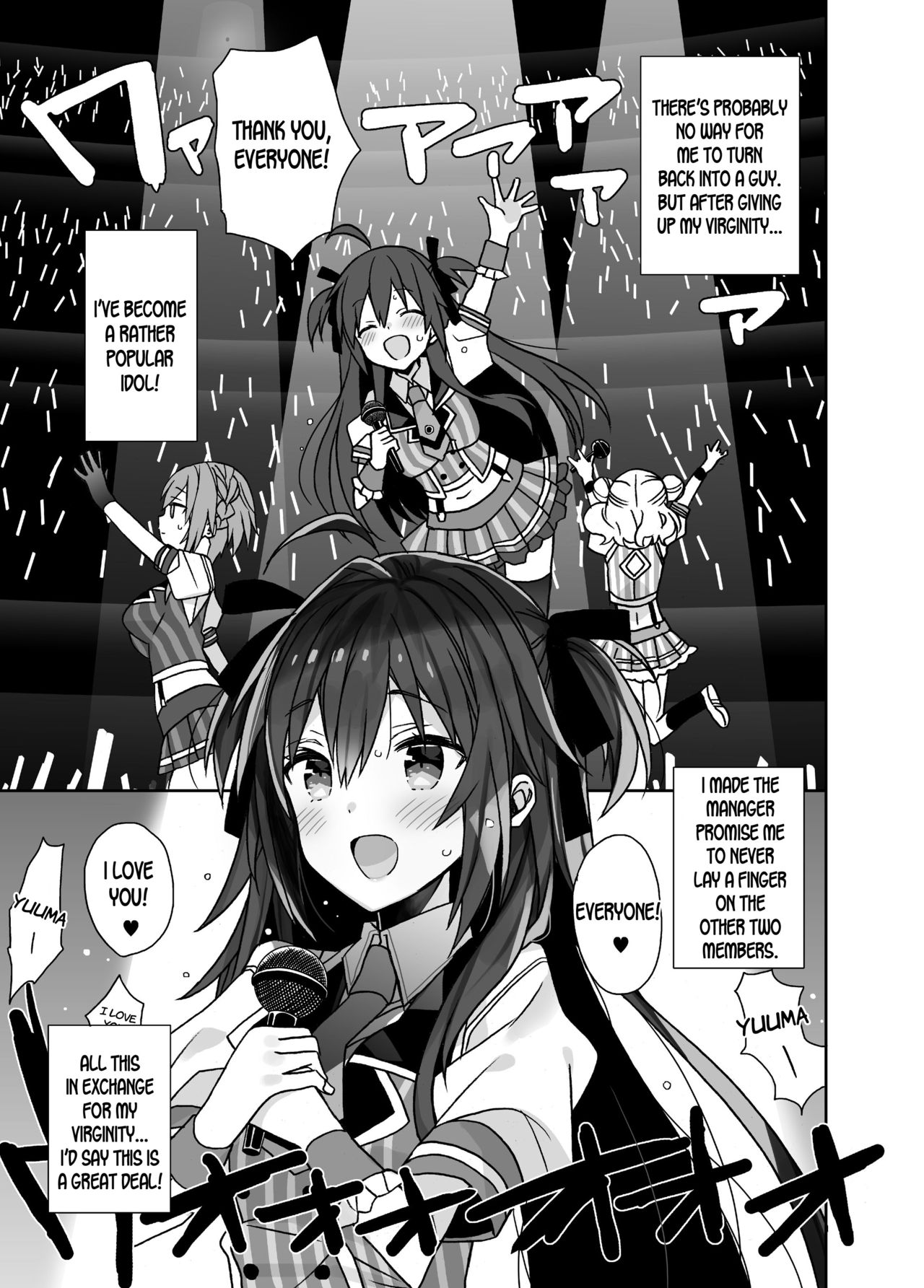 Nyotaika Shita Ore no Tadareta Idol Seikatsu | My Debauched Idol Life After Turning into a Girl page 12 full