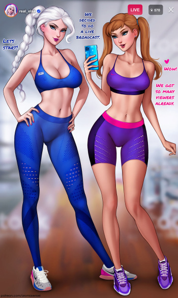 [Aroma Sensei] How to train your ass with Elsa (Frozen) cover
