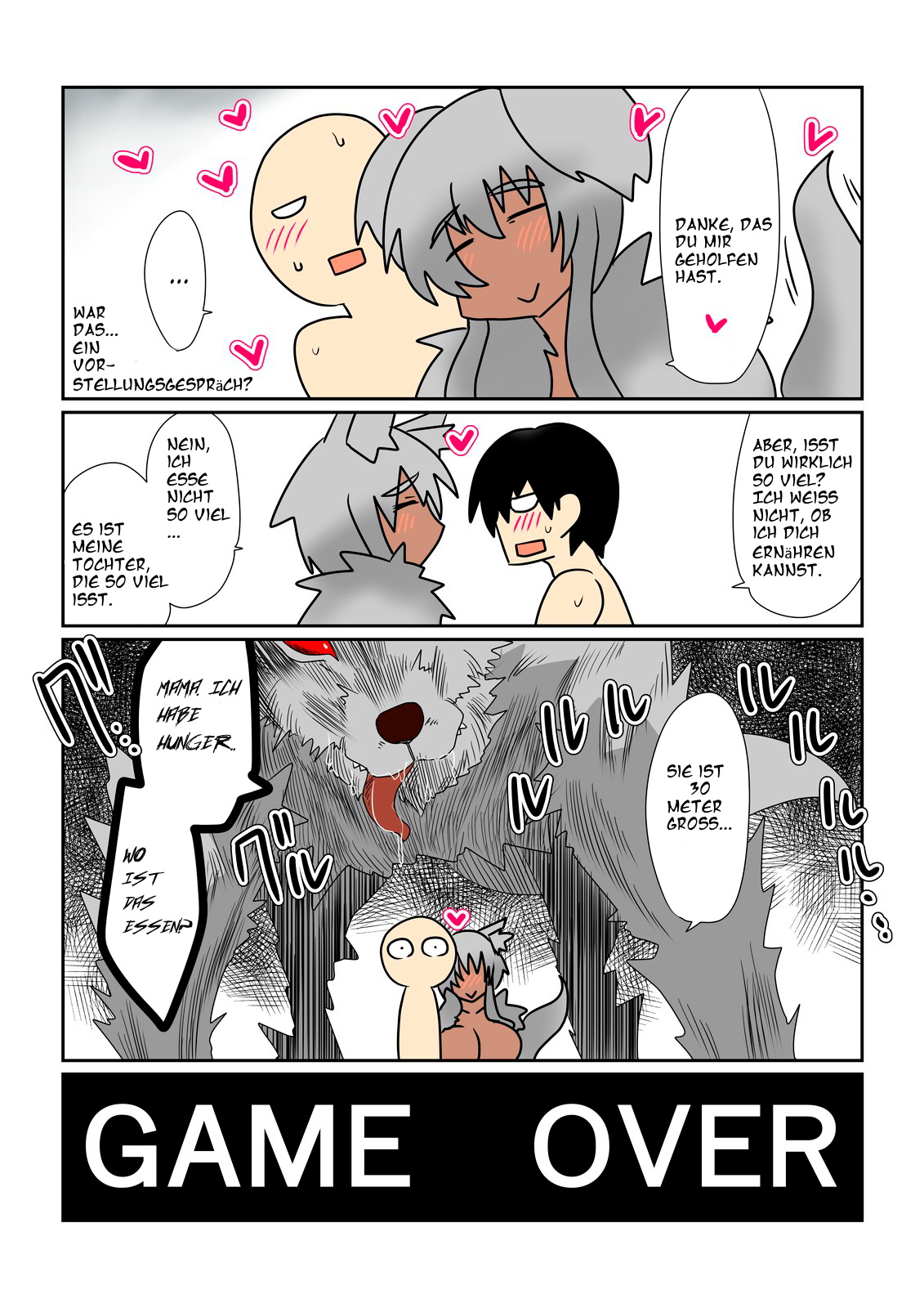 Game Over -Kasshoku Jinrou  Hen- | Game Over -Braune Mutter Wolf Edition page 12 full