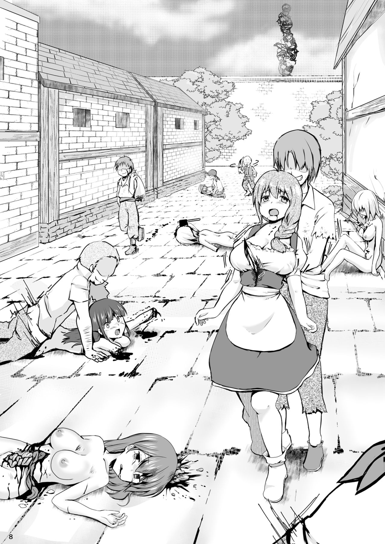 Owari no Shiki -Okasare, Korosare, Hakai Sareru Musumetachi- | 종말의 식 -범해지고, 살해당하고, 파괴당하는 소녀들- page 8 full