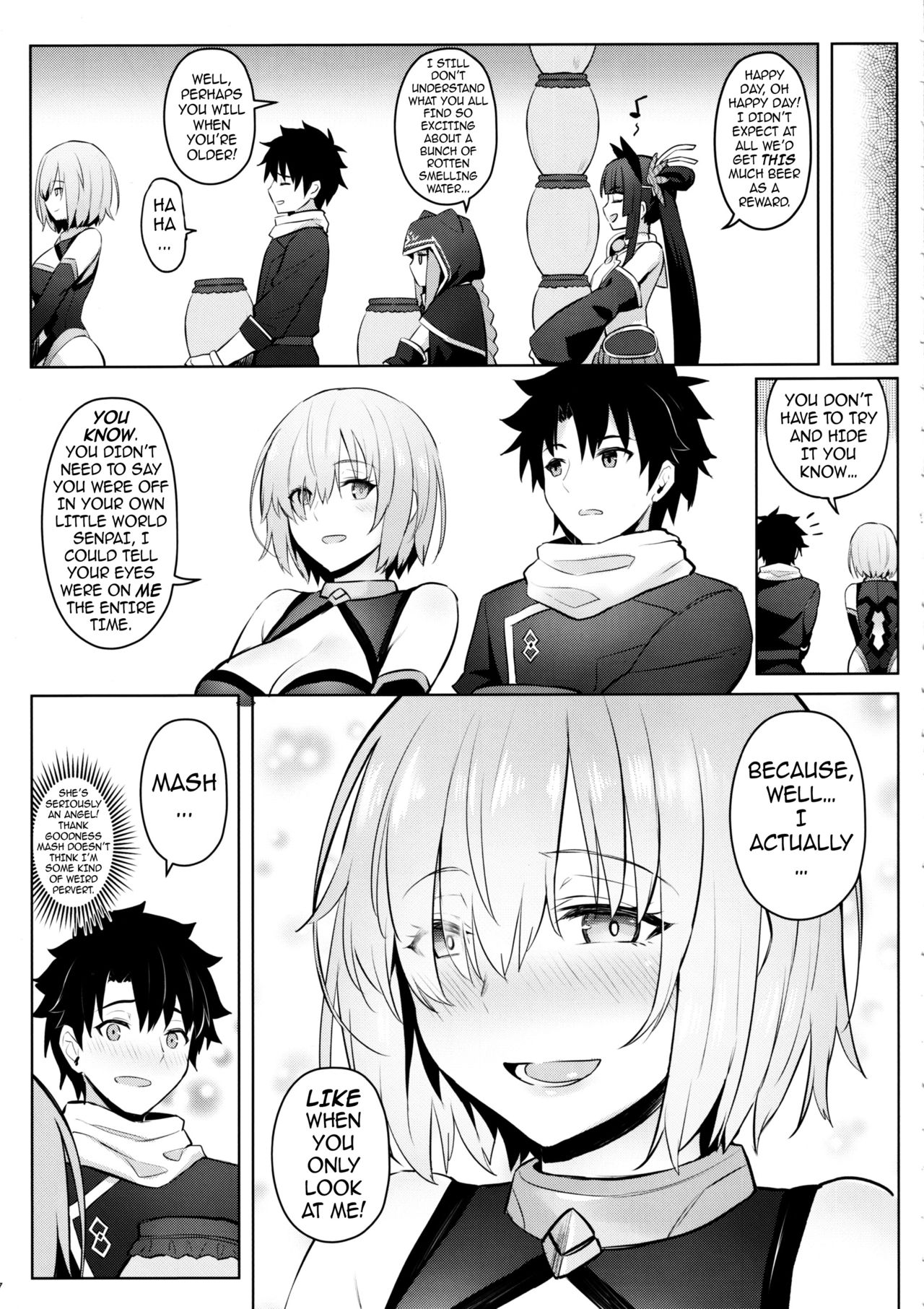 Mash no Bishiri Inmu | Mash’s Big, Beautiful Butt Wet Dreams page 5 full