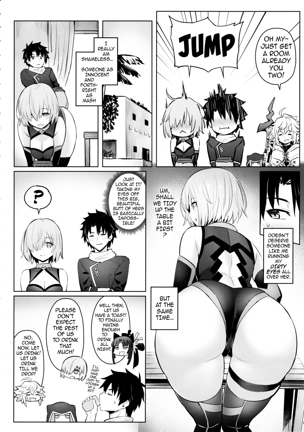Mash no Bishiri Inmu | Mash’s Big, Beautiful Butt Wet Dreams page 6 full