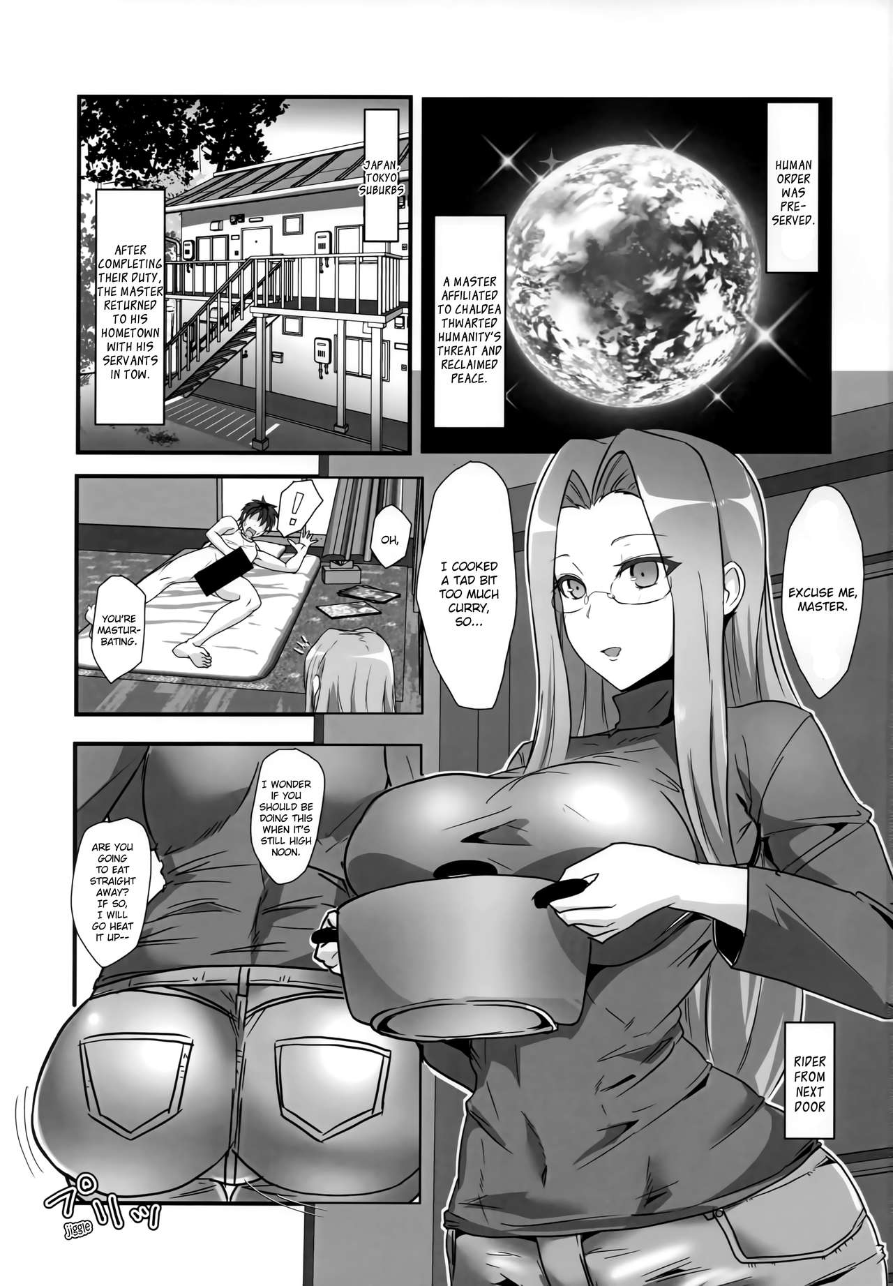 Rider-san to Dousei & Tonari no OL | Living Together With Rider and Next-Door OL Servant page 3 full