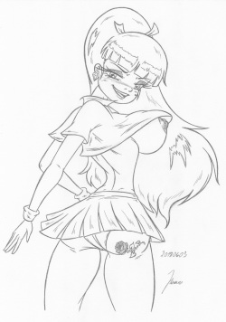 Pacifica, Wendy_Gravity Falls Sketches work_1