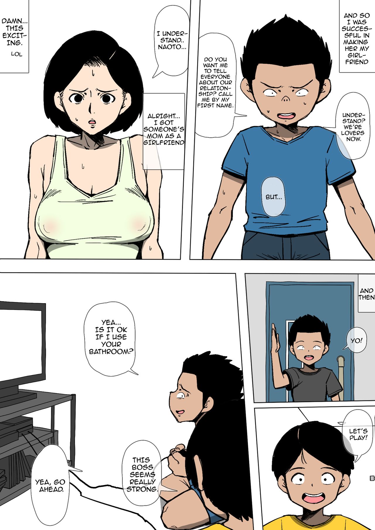 Okaa-san to Class no Yarichin ga | Mom and the Playboy Classmate page 10 full