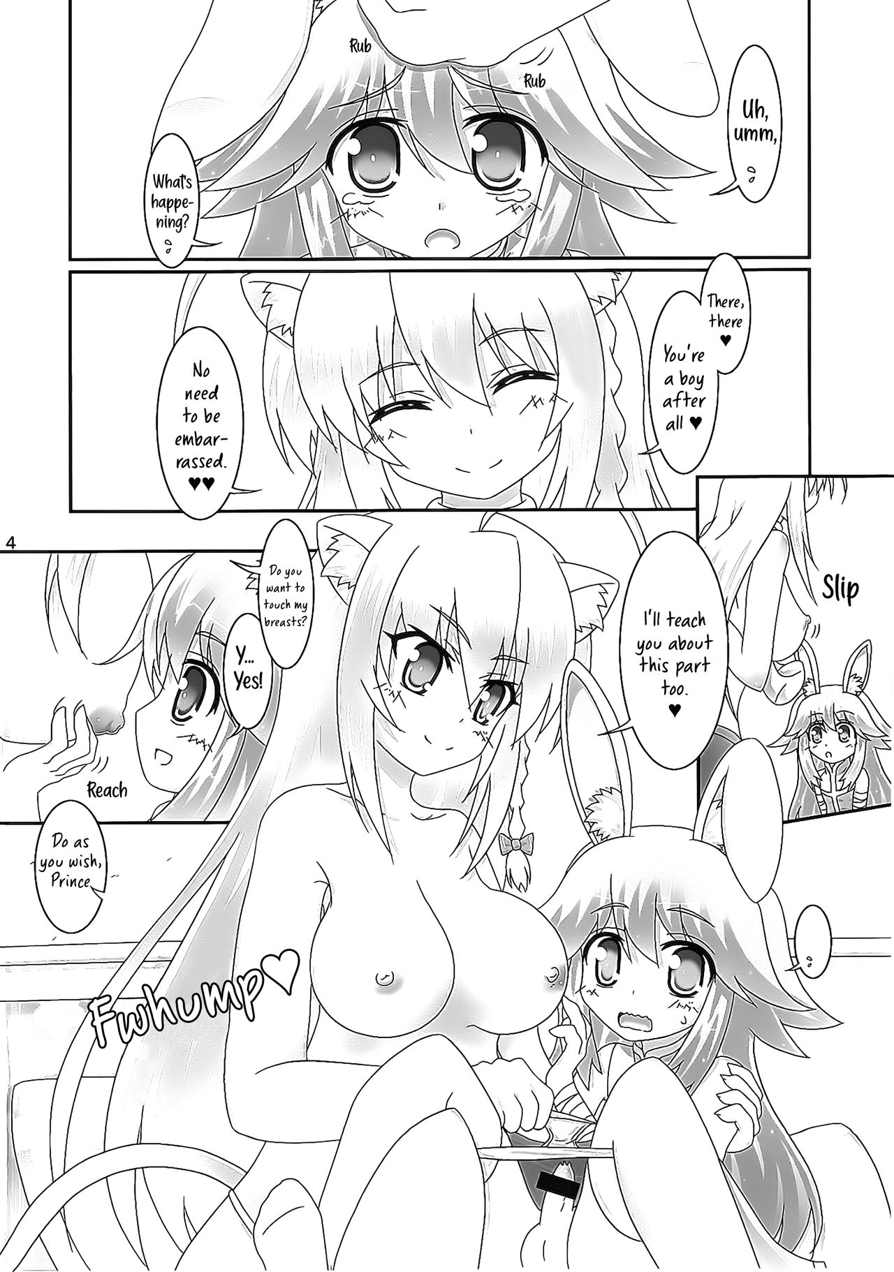 Usamimi Ouji ni Ken dake de Naku xx made Oshiechau Hon. | A Book Where the Bunny-Ear Prince Is Taught Not Just the Sword But Also XX. page 3 full