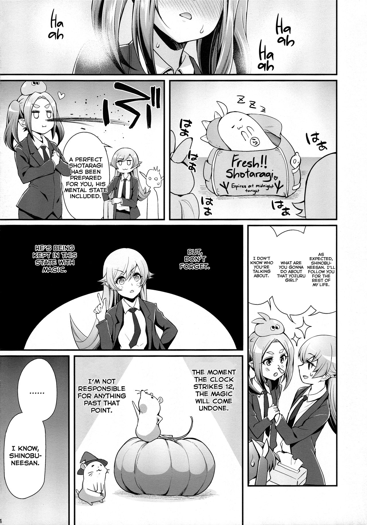 Pachimonogatari Part 14: Yotsugi Success page 4 full