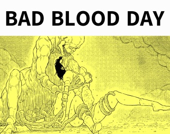 [Blue Percussion (Bourne)] BAD BLOOD DAY "Ugomeku Shokushu to Kowasareru Heroine no Karada" cover