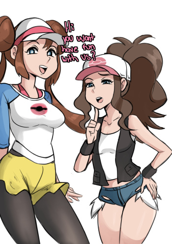 [Rider117] Hilda & Rosa Adventure (Pokemon) cover