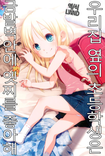 (C96) [Shichiten Battou (Miyasaka Takaji)] Uchi no Tonari no Shougakusei wa Kinpatsu Hekigan Ecchi-zuki | 우리집 옆의 초등학생은 금발벽안에 엣찌를 좋아해 [Korean] [LWND] cover