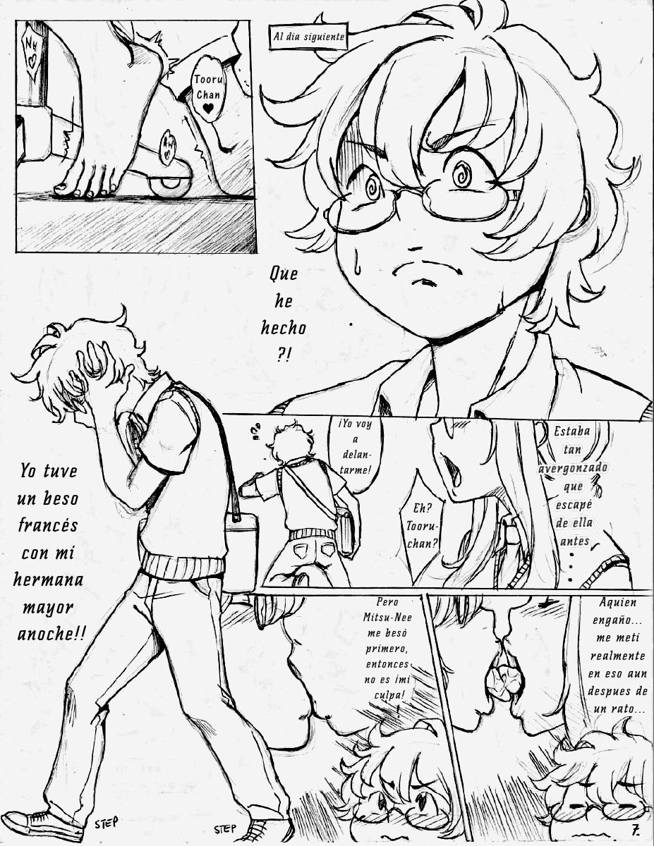 Taboo Project Chapter 3 - Deja Que Onee-Chan Te Concenza page 8 full