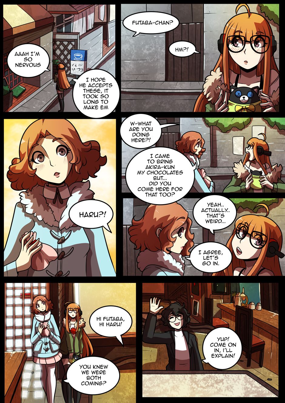 Joker/Futaba/Haru Comic page 1 full