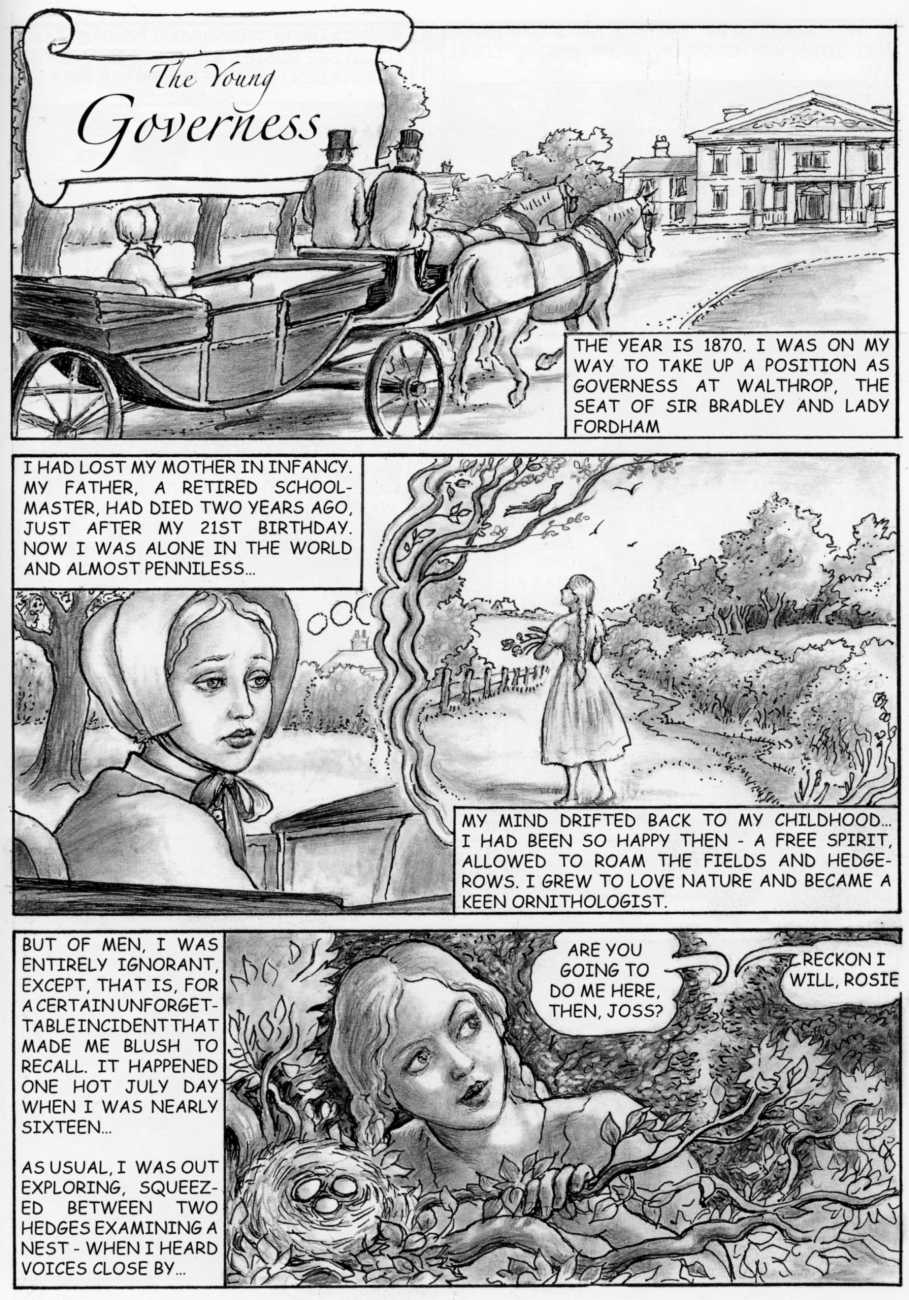 Paula Meadows - The Young Governess page 1 full
