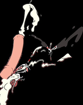 [Disturbedmonkey] Cave's deepthroat (commission) cover
