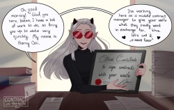 Contract with Horny Oni. Lord Dominator