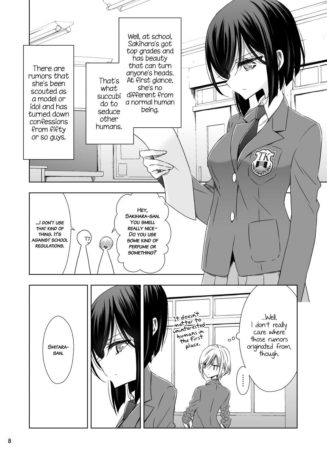 Sakihara-san the Succubus page 8 full