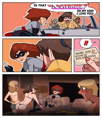 [Spikefoot] Elastigirl Comic (The Incredibles) cover