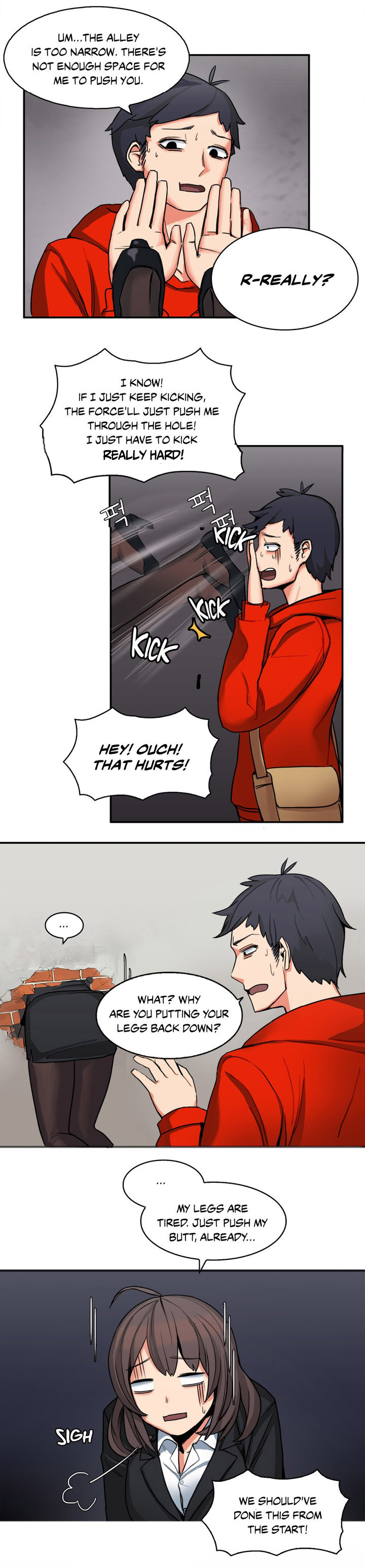 The Girl That Got Stuck in the Wall page 11 full