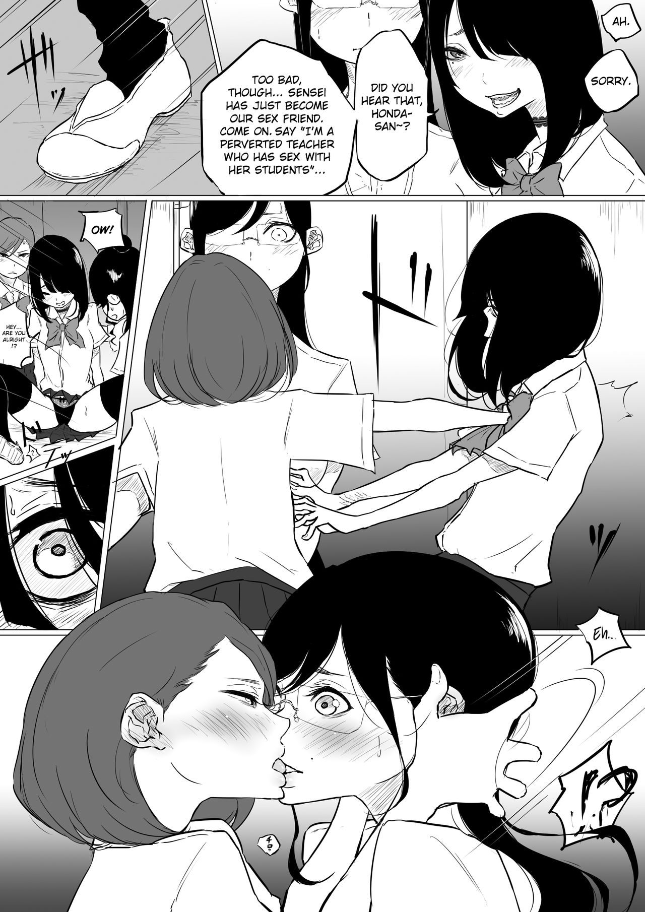 Sousaku Yuri: Les Fuuzoku Ittara Tannin ga Dete Kita Ken | I Went to a Lesbian Brothel and My Teacher Was There page 11 full