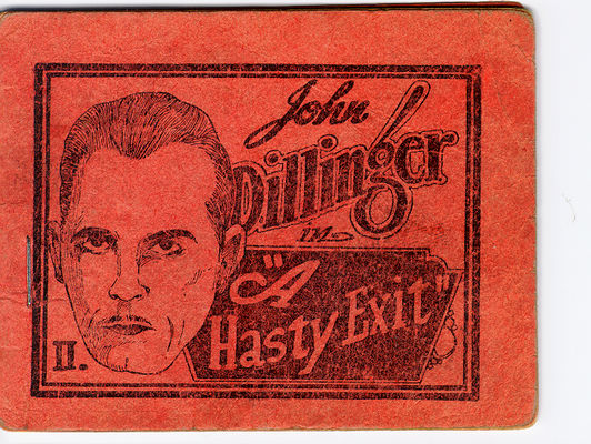 John Dillinger in "A Hasty Exit" page 1 full