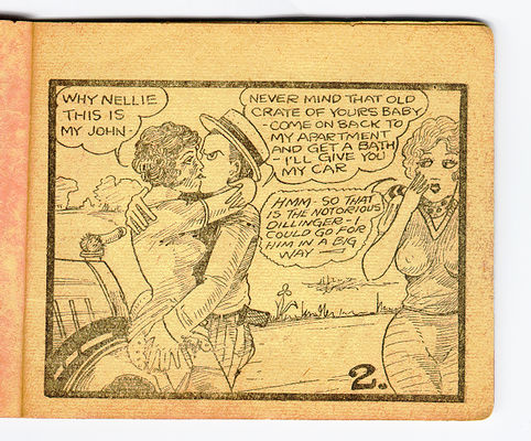 John Dillinger in "A Hasty Exit" page 3 full