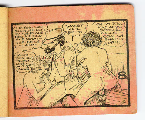 John Dillinger in "A Hasty Exit" page 9 full