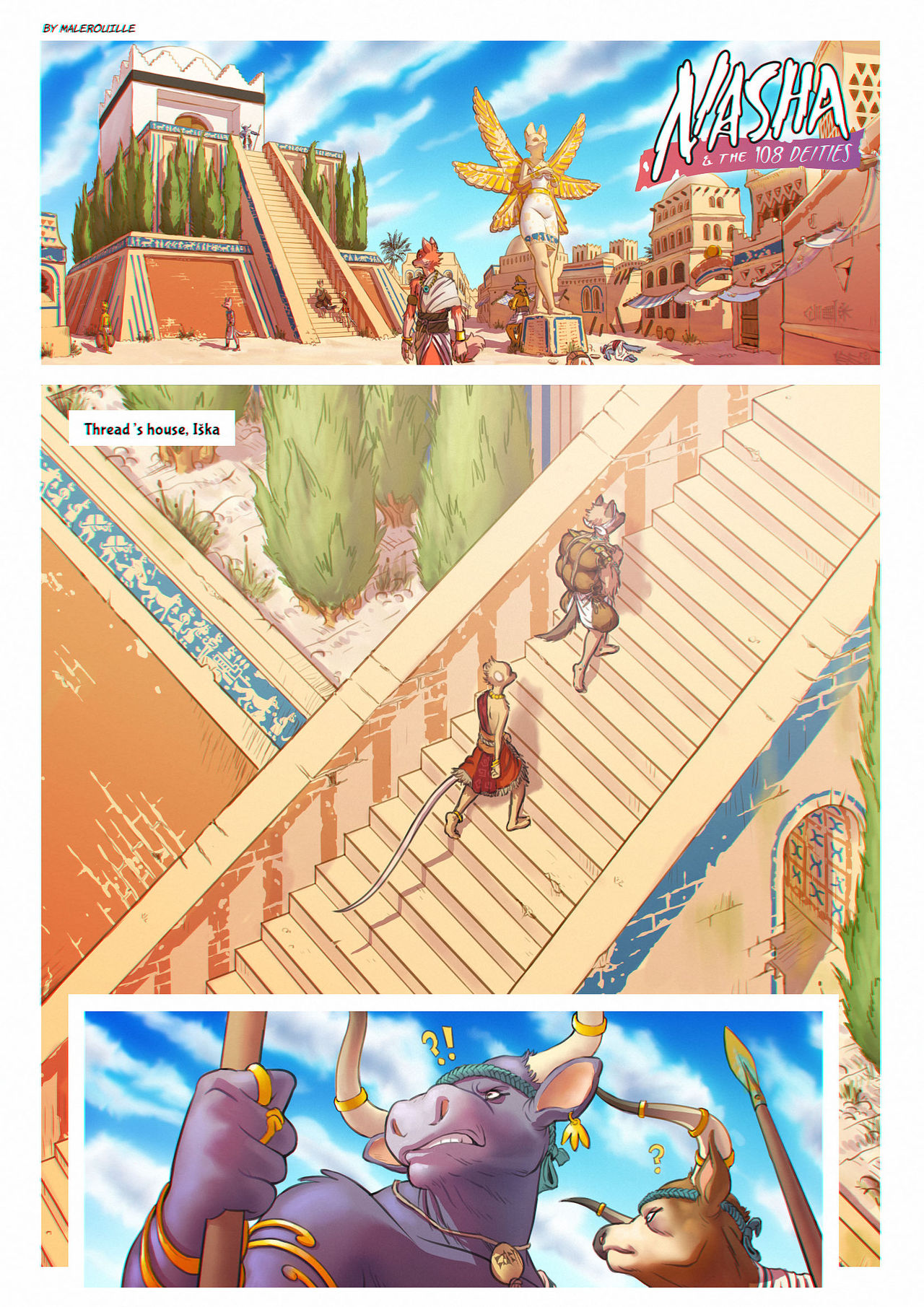 Nasha and the 108 deities, Uttu page 1 full