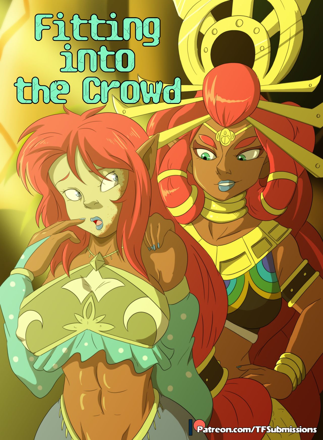 TFSubmissions - Fitting in to the Crowd - LoZ BotW transformation  gender/bender comic - Page 1 - Comic Porn XXX