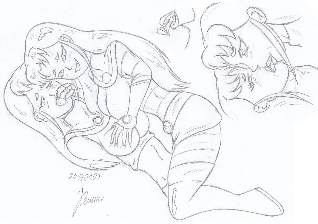 Blackfire_Teen Titans_Sketches work_1 page 12 full