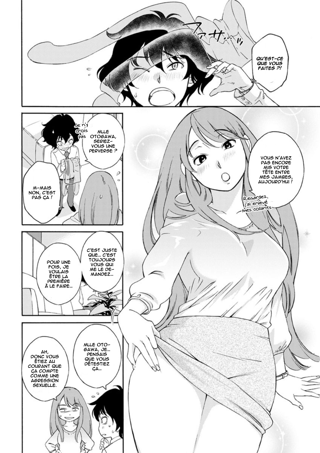 Otogawa-san to Hasamare Kachou | Mlle Otogawa et le manager entre ses cuisses page 10 full