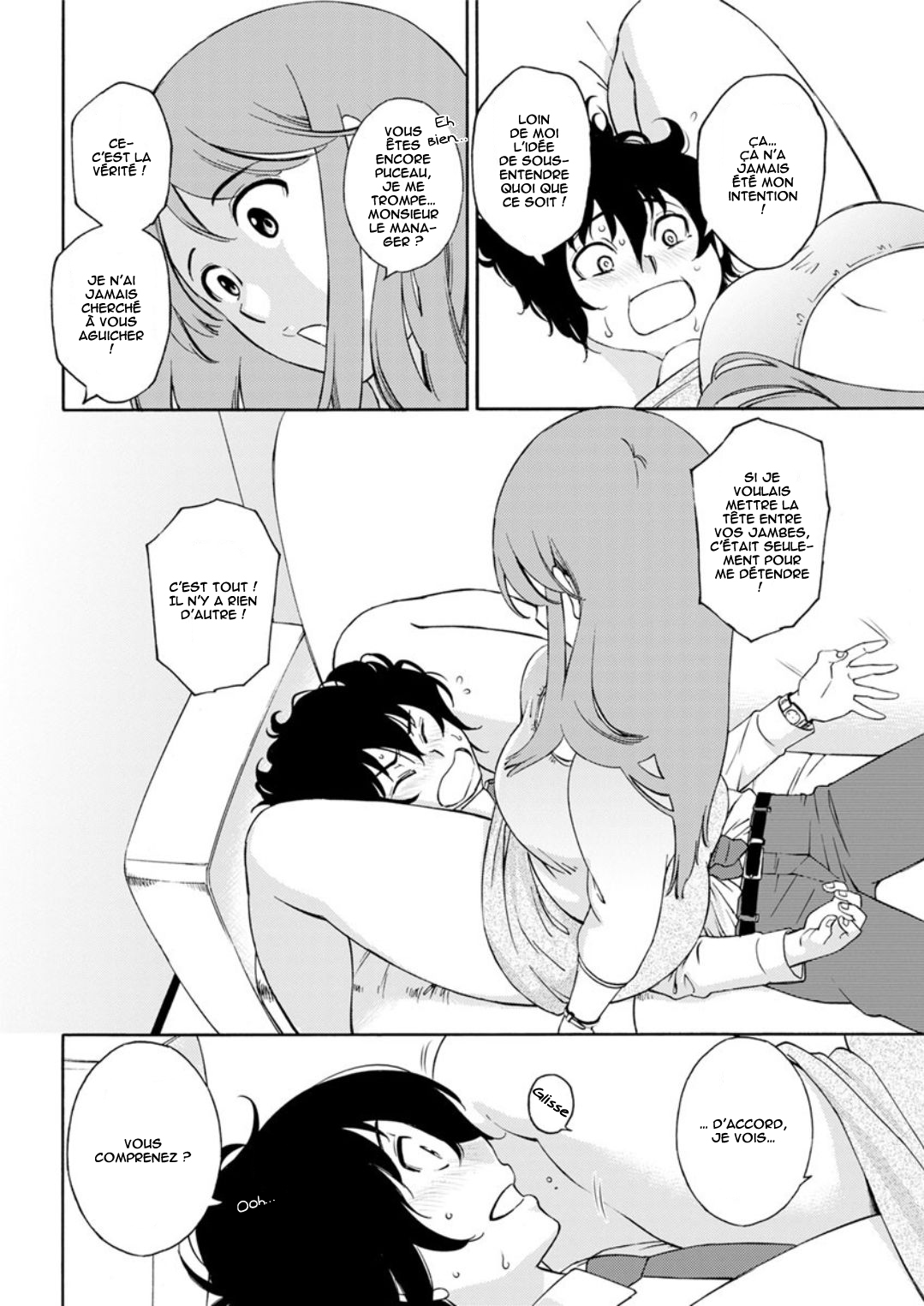 Otogawa-san to Hasamare Kachou | Mlle Otogawa et le manager entre ses cuisses page 12 full