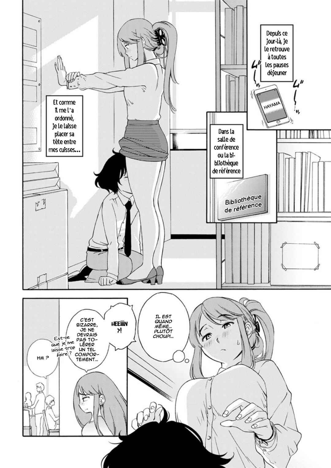 Otogawa-san to Hasamare Kachou | Mlle Otogawa et le manager entre ses cuisses page 8 full