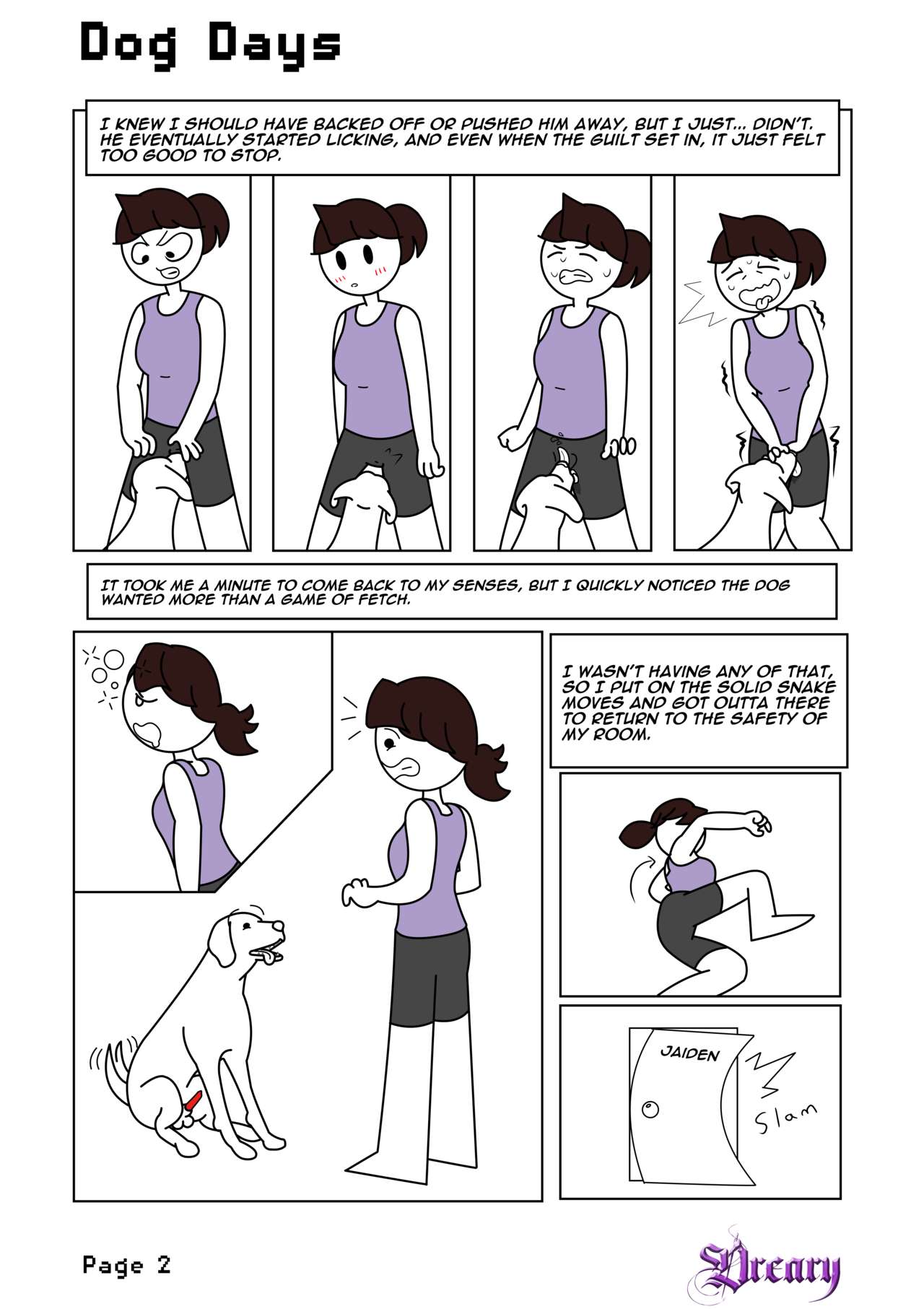 Dog Days comic + Double Dog Dare page 2 full