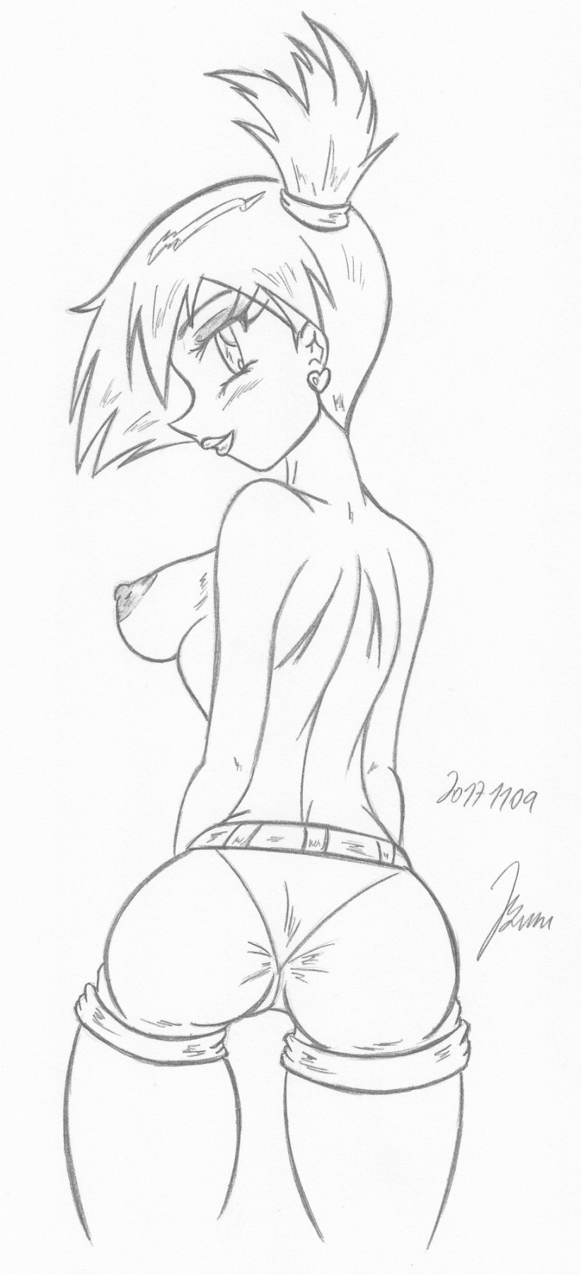 Misty _  pokemon _ Sketches work_6 page 10 full