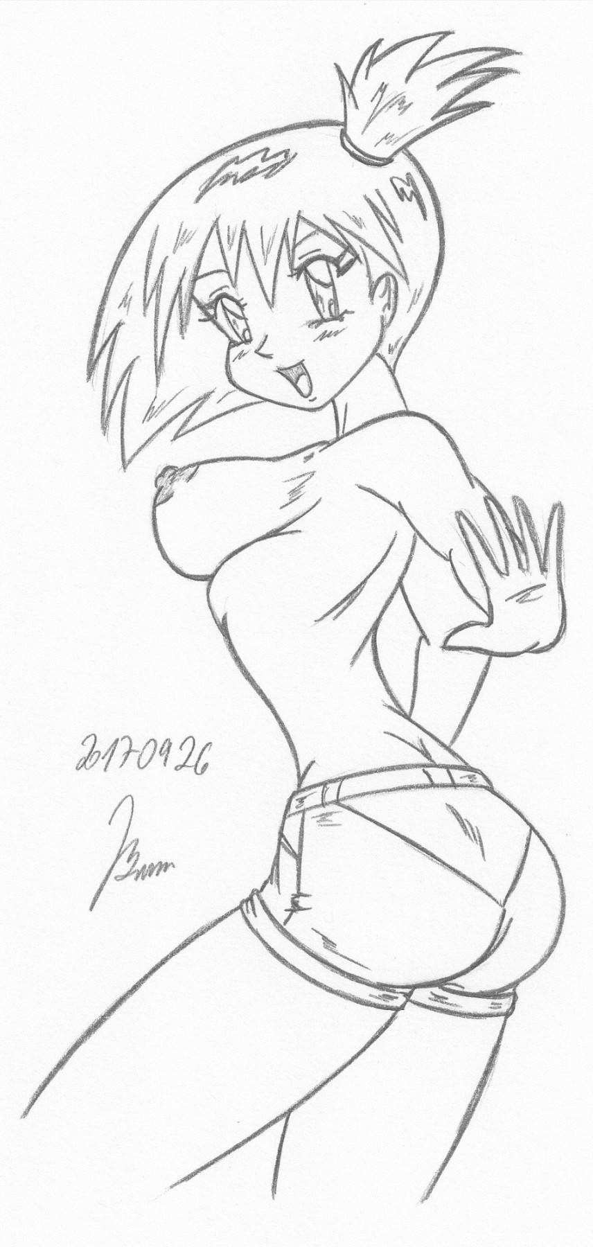 Misty _  pokemon _ Sketches work_6 page 5 full