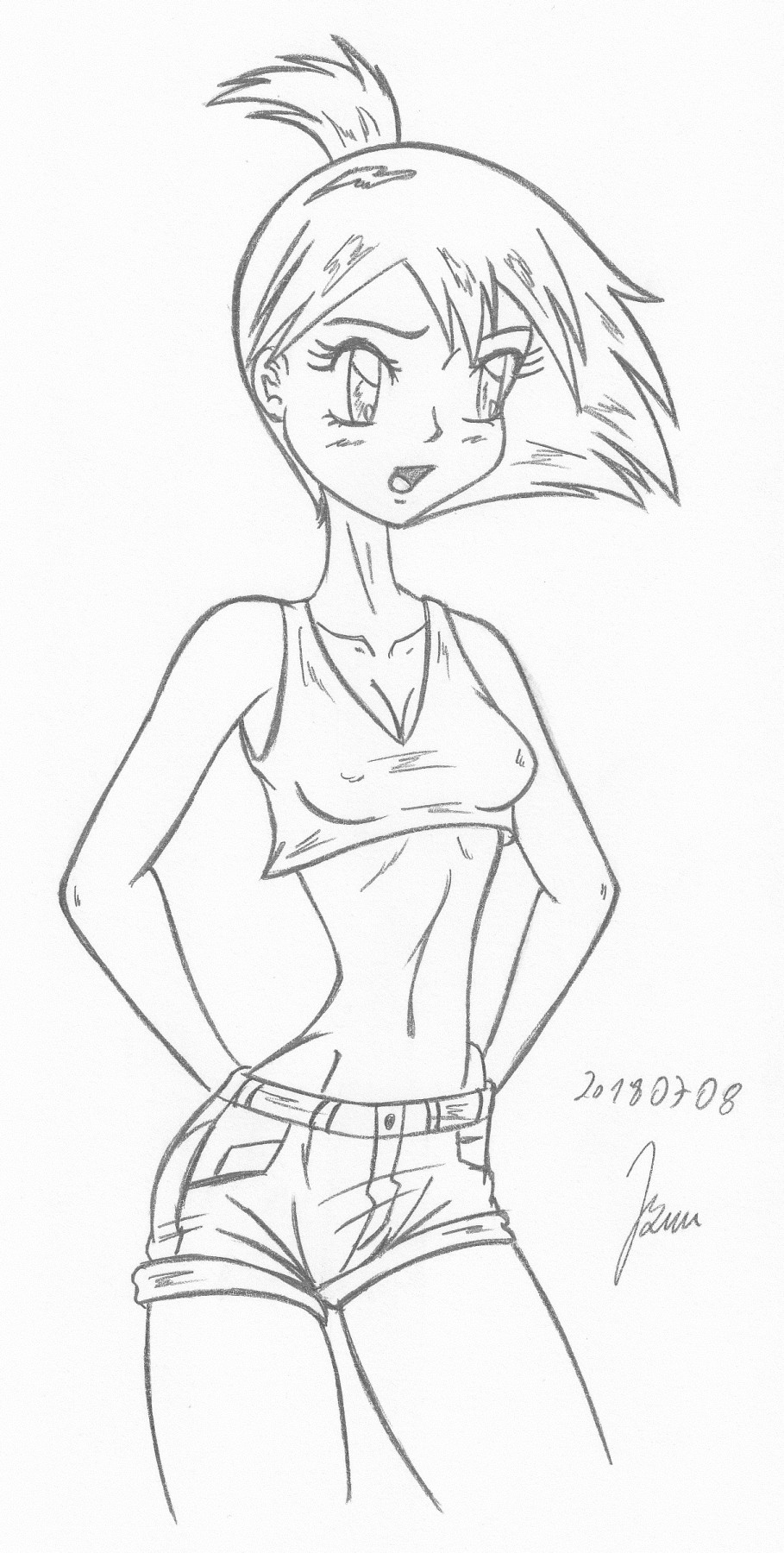 Misty _  pokemon _ Sketches work_6 page 8 full