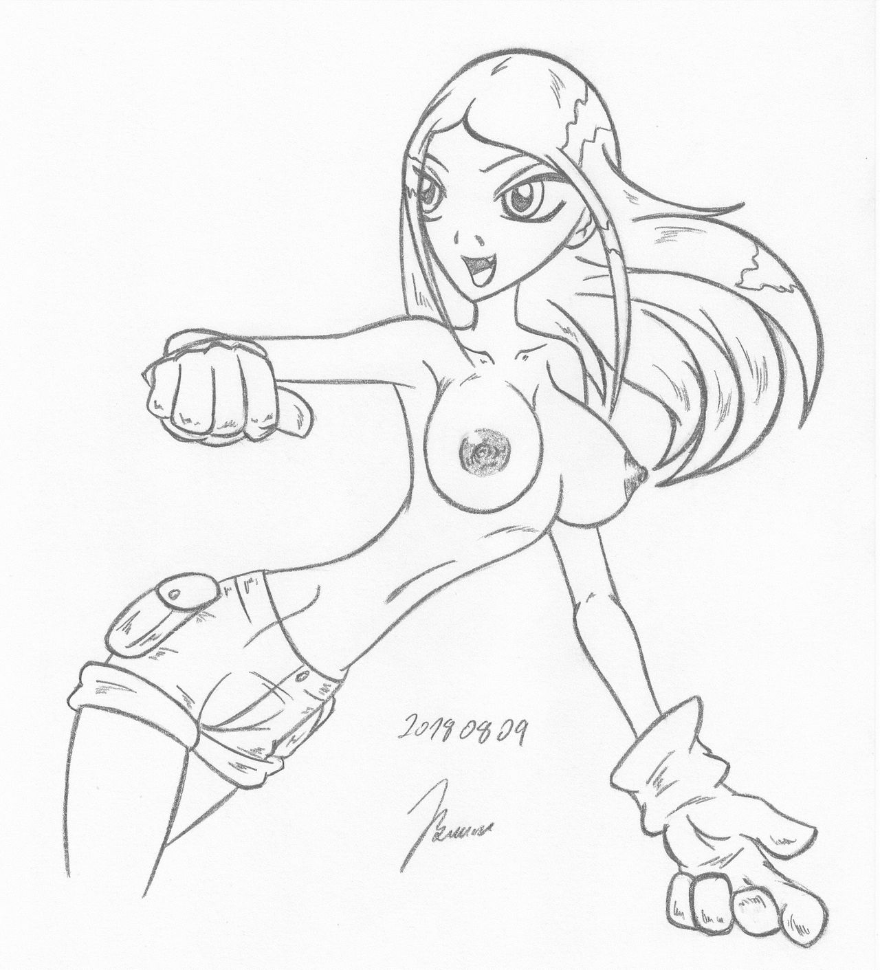 Terra_Teen Titans_Sketches work_1 page 12 full