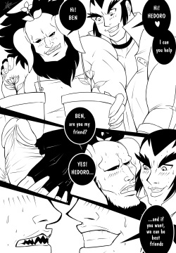 Hedoro wants to be friends with Bakugan and beyblade