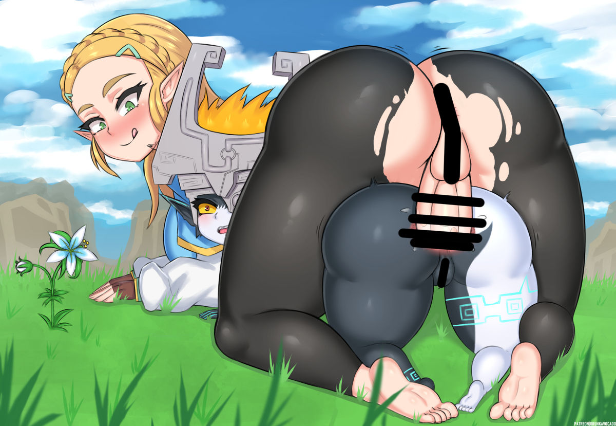 Princess Zelda/Midna futa page 5 full
