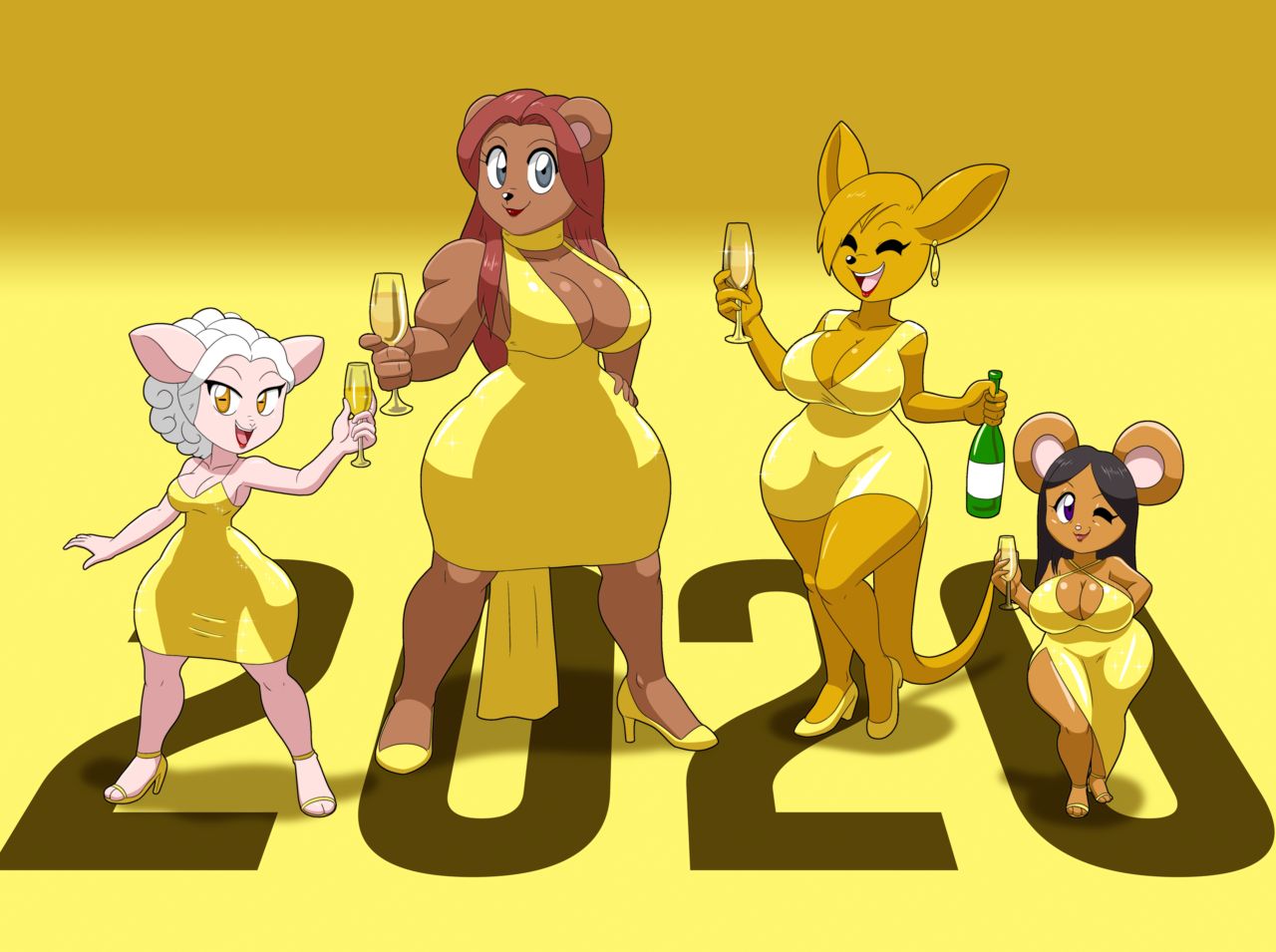 Furry Holiday ladies and New Year babes page 11 full
