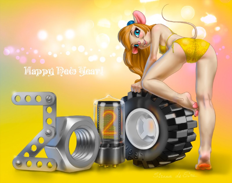 Furry Holiday ladies and New Year babes page 3 full