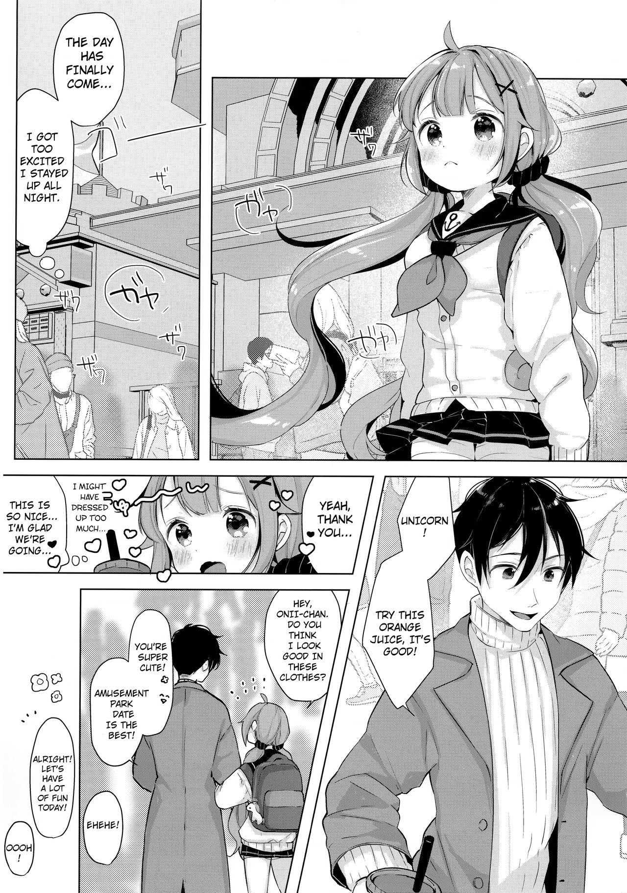 Unicorn, Hotel demo Ganbaru | Unicorn, Doing Her Best Even in The Hotel. page 6 full