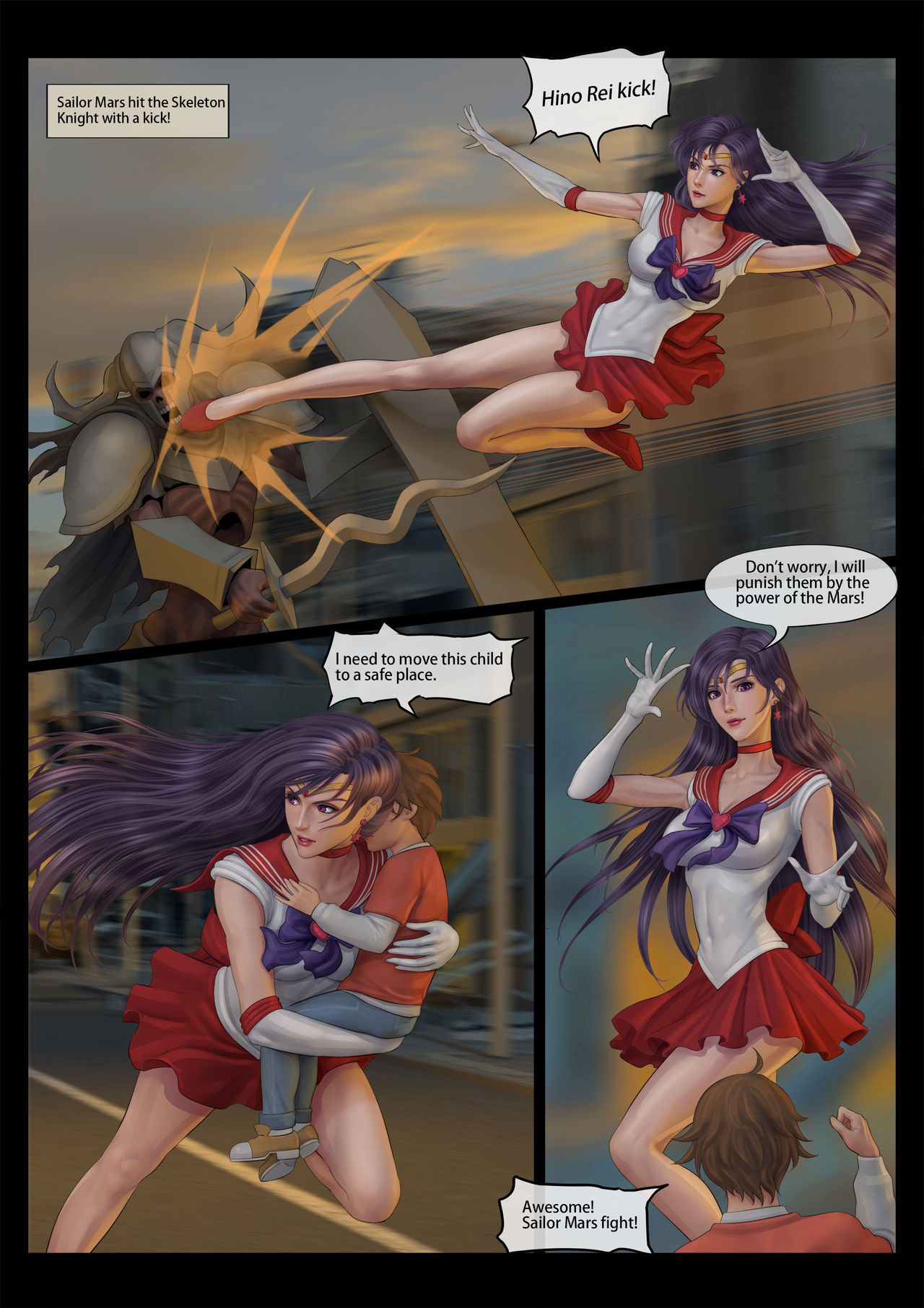 Sailor Mars feather fanbox page 2 full