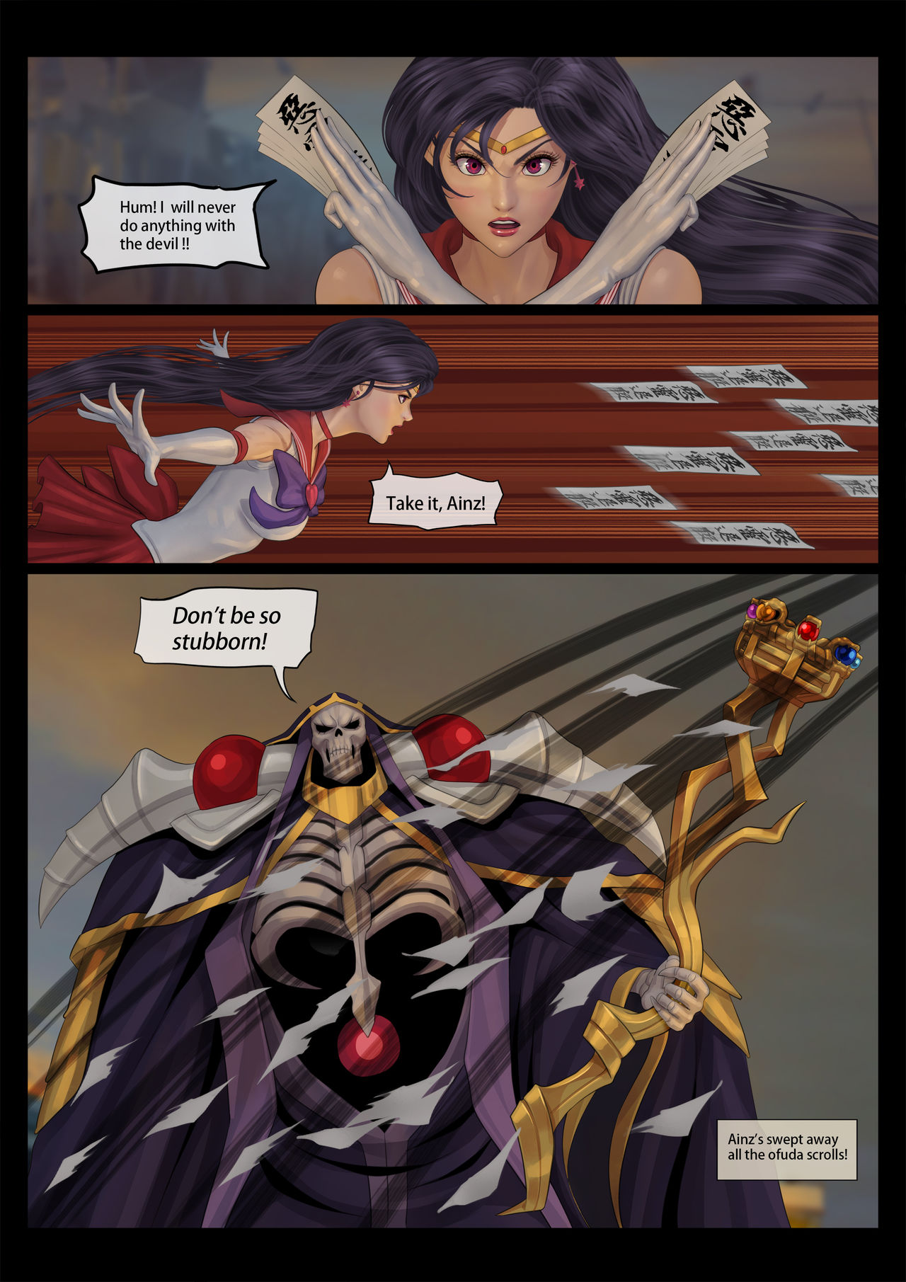 Sailor Mars feather fanbox page 8 full