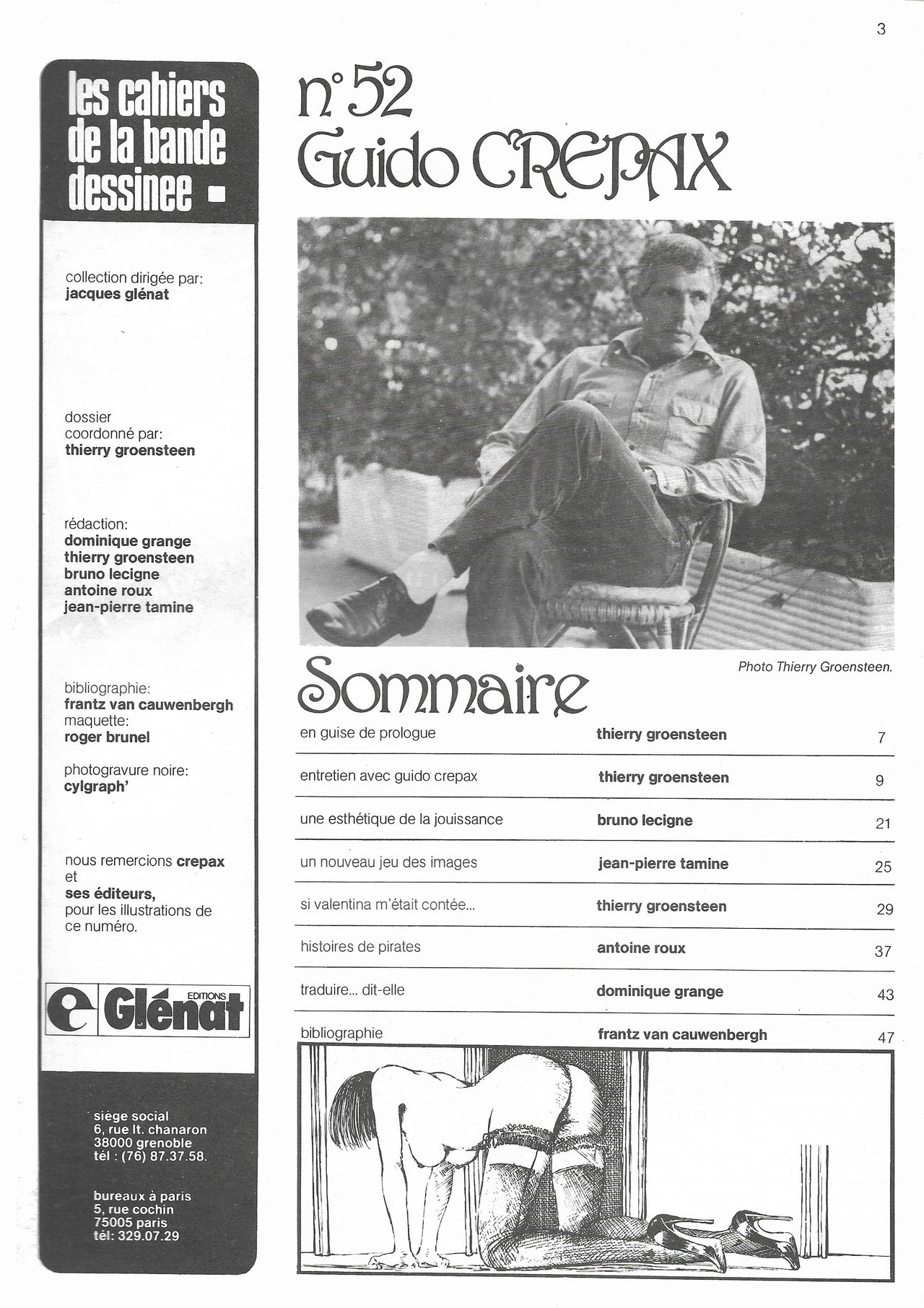 CREPAX - Les cahiers de la bande dessinée n°52 page 2 full
